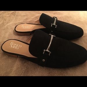 Black loafers